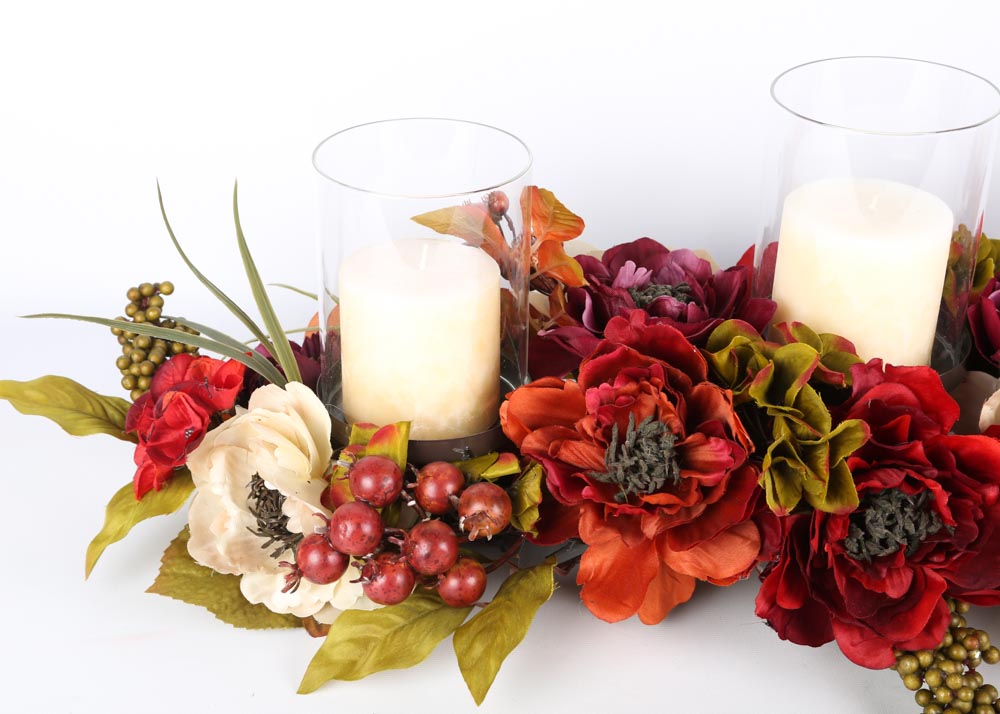Faux Floral Centerpiece