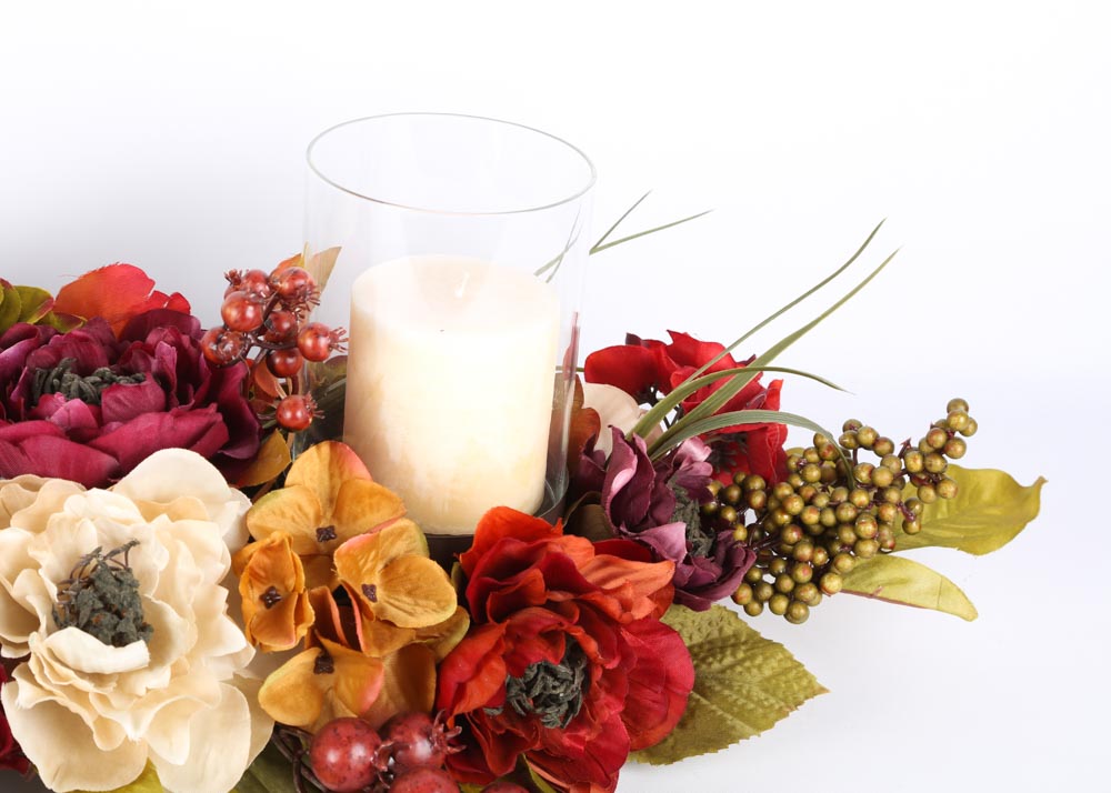 Faux Floral Centerpiece