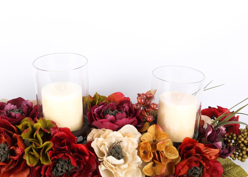 Faux Floral Centerpiece