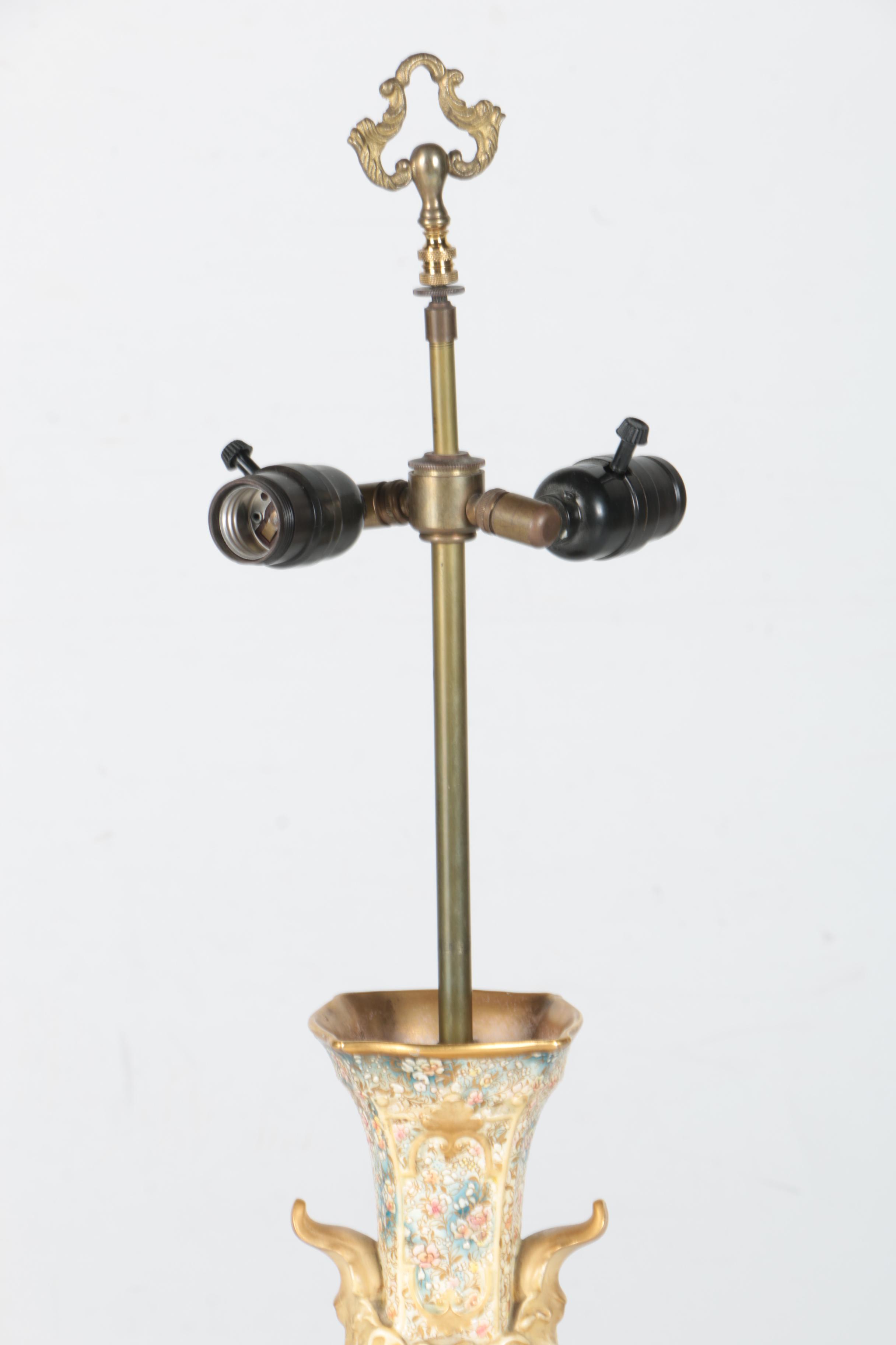 VIntage French Style Porcelain Table Lamp