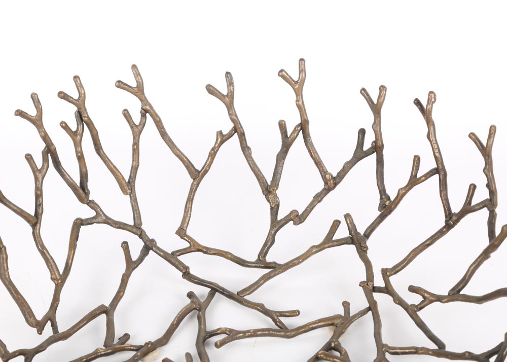Metal Twig Centerpiece Bowl