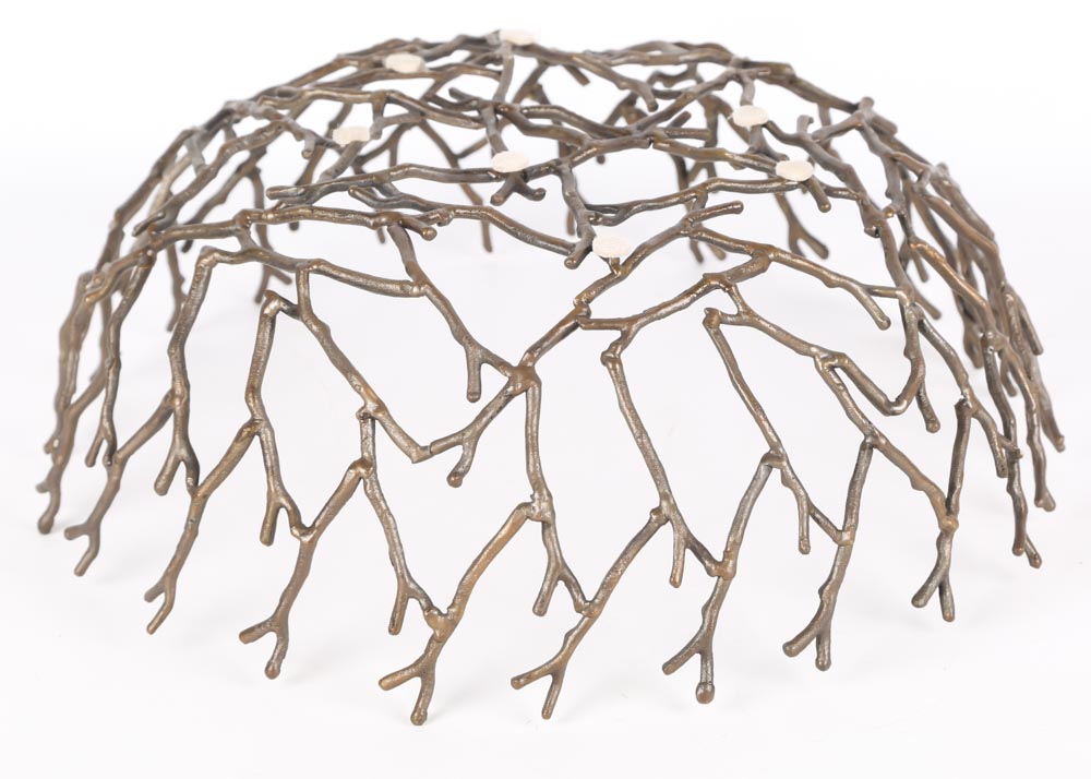 Metal Twig Centerpiece Bowl