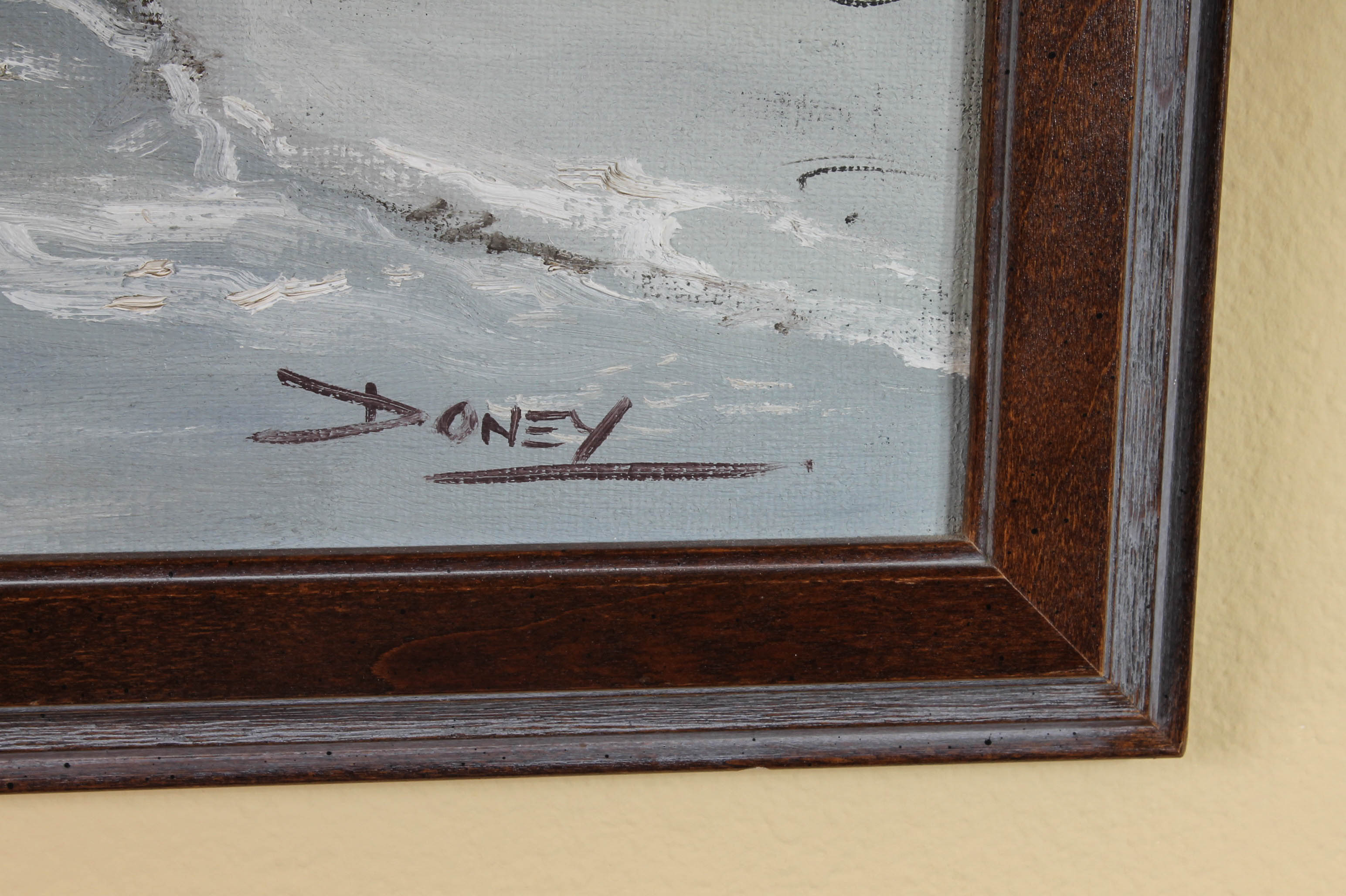 Robert E. Doney Original Landscape Oil Painting "Rinker's Farm"