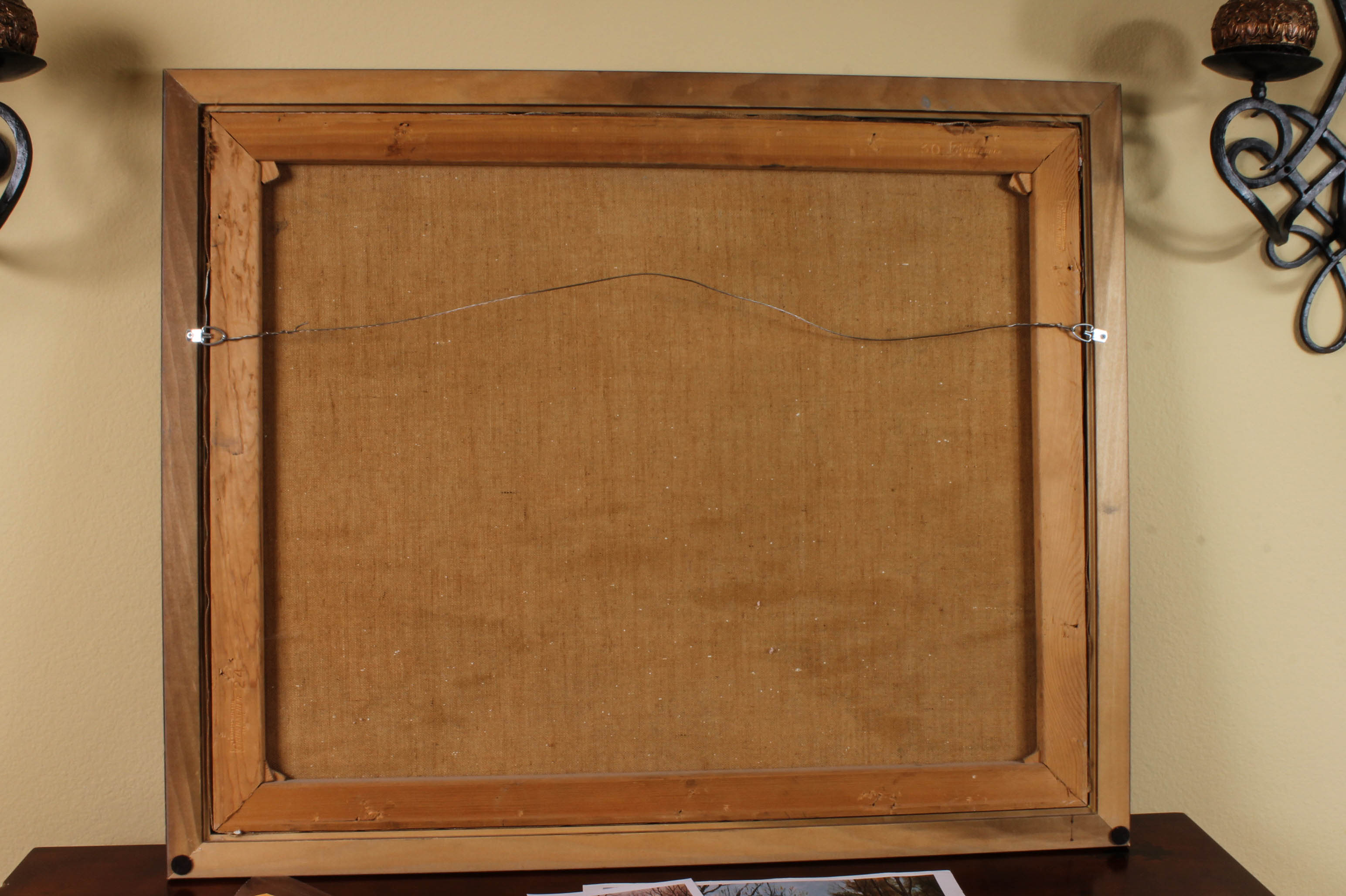 Robert E. Doney Original Landscape Oil Painting "Rinker's Farm"