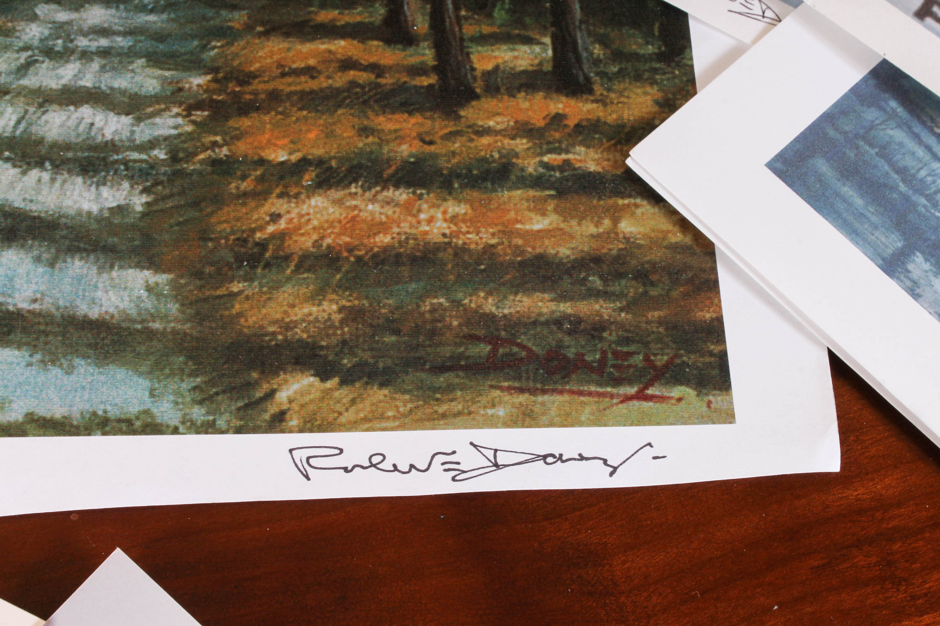 Robert E. Doney Original Landscape Oil Painting "Rinker's Farm"