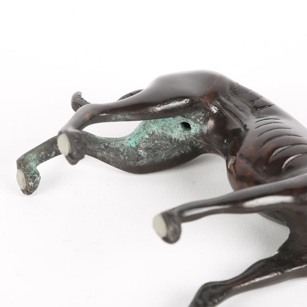 Bronze Tone Greyhound Statuettes