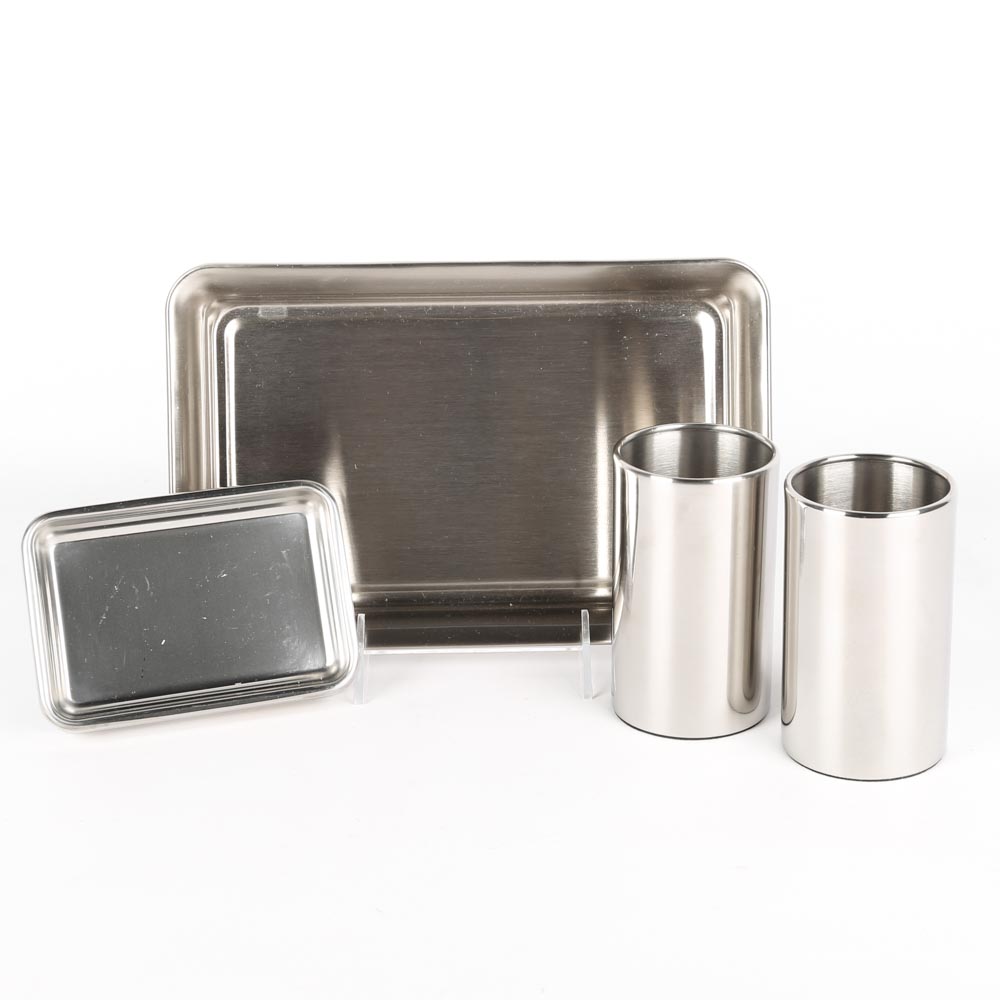 Threshold Chrome Bath Set