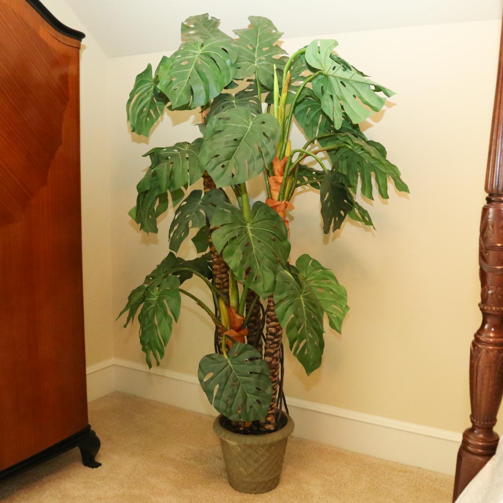 Large Faux Palm Tree