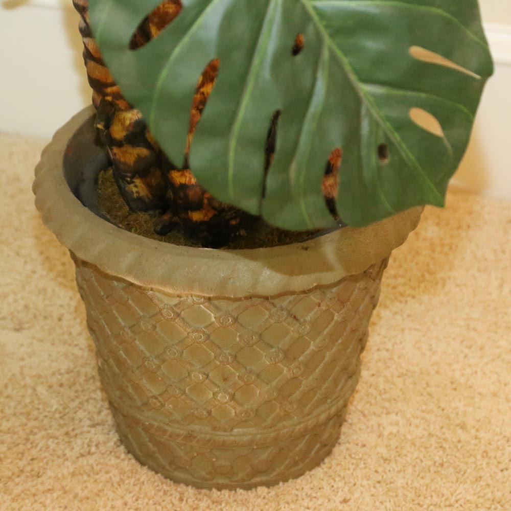 Large Faux Palm Tree