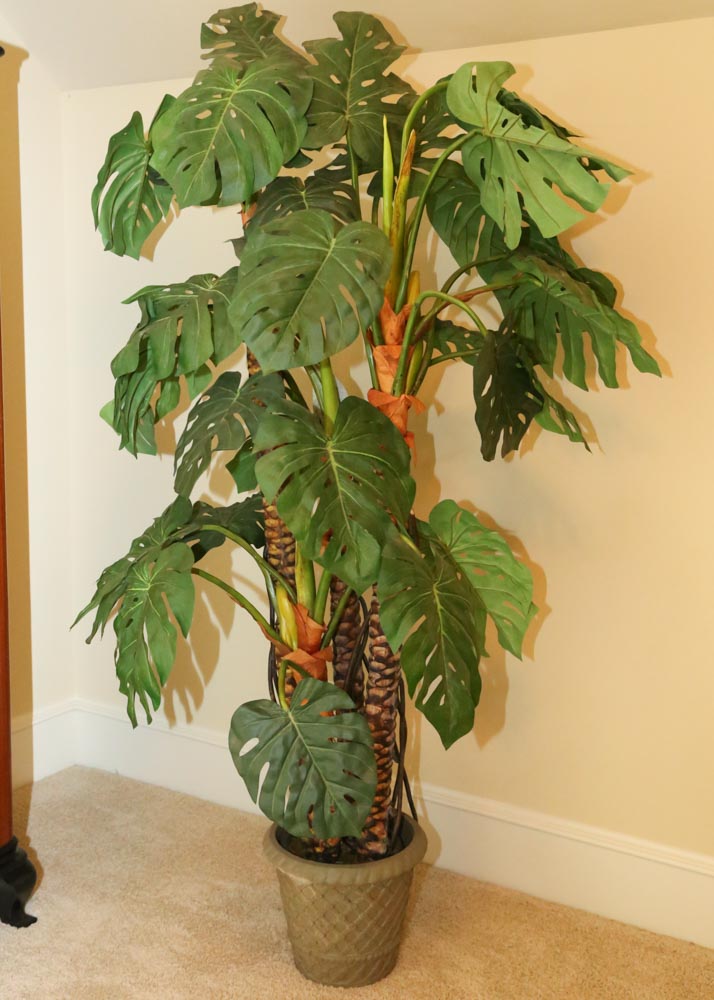 Large Faux Palm Tree