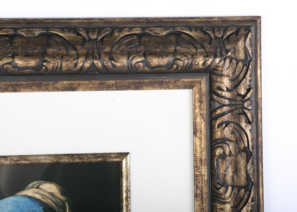 After Johannes Vermeer Offset Lithograph "Girl with a Pearl Earring"