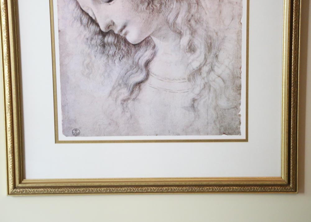 After Leonardo da Vinci Offset Lithograph "Study of a Woman"