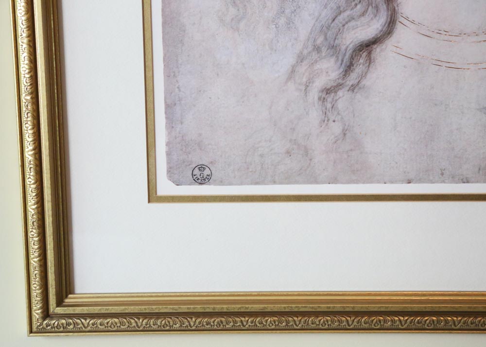 After Leonardo da Vinci Offset Lithograph "Study of a Woman"