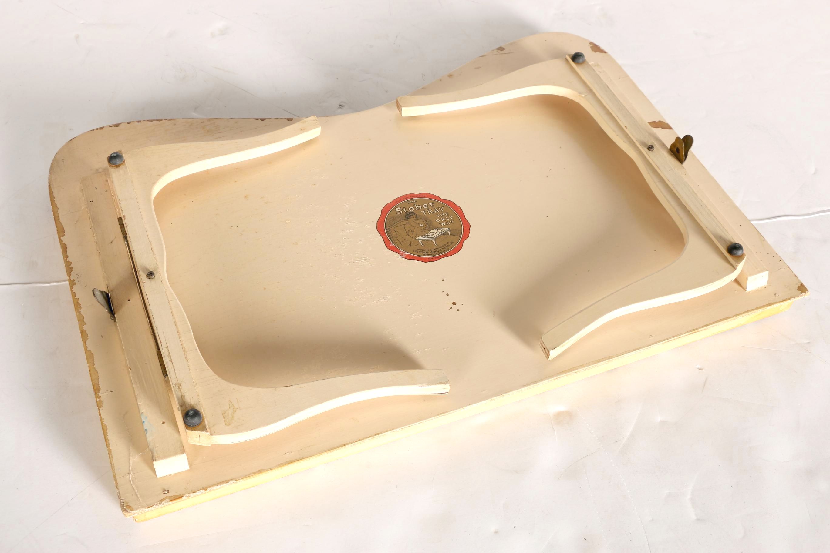 Circa 1920s Stober Bed Serving Tray