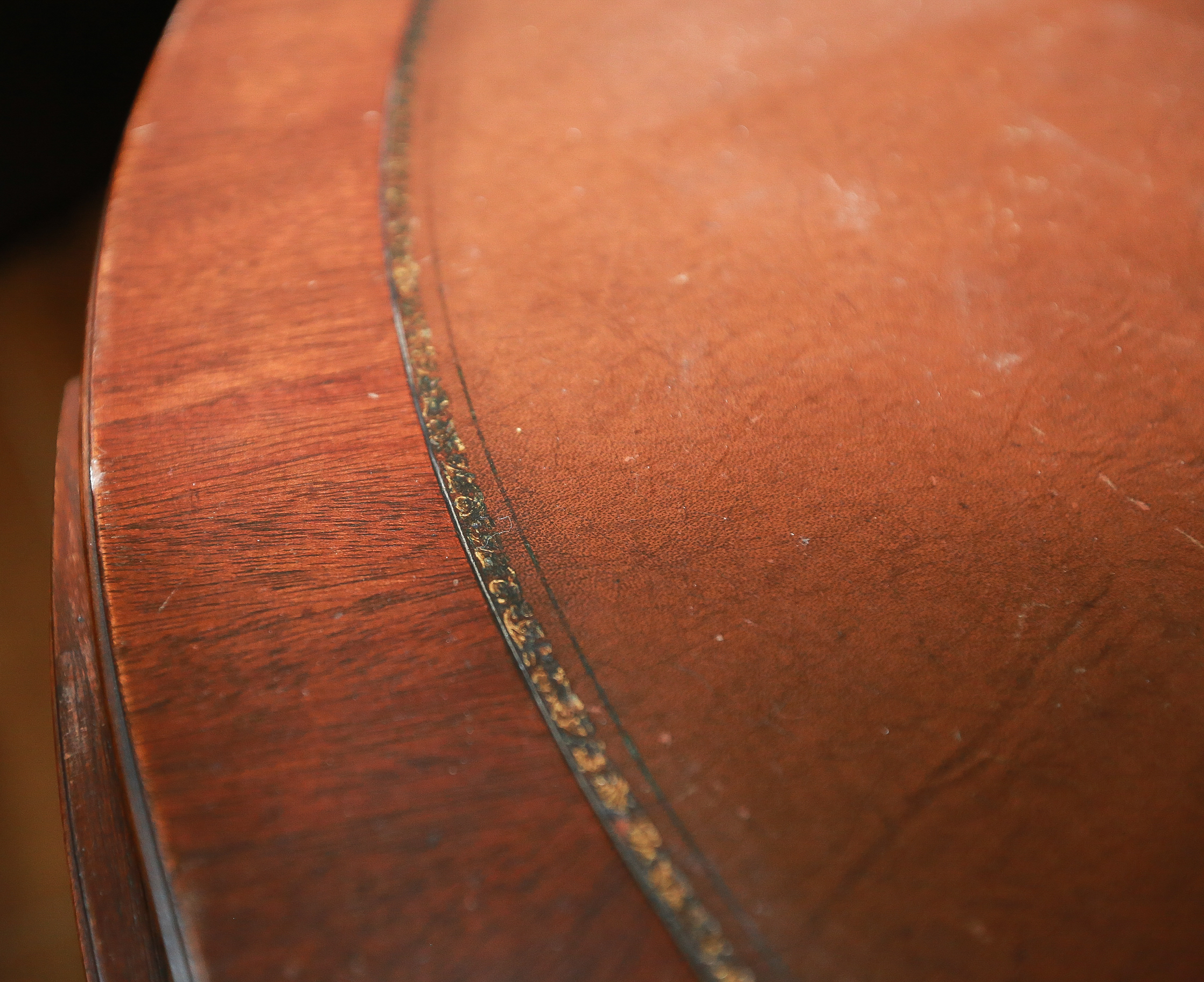 Duncan Phyfe-Style Mahogany Drum Table