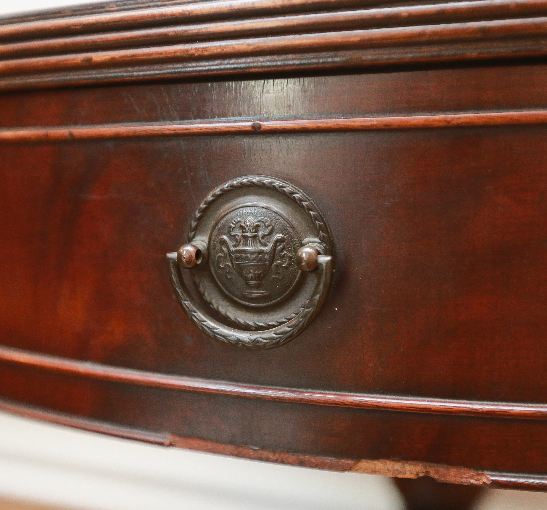Duncan Phyfe-Style Mahogany Drum Table
