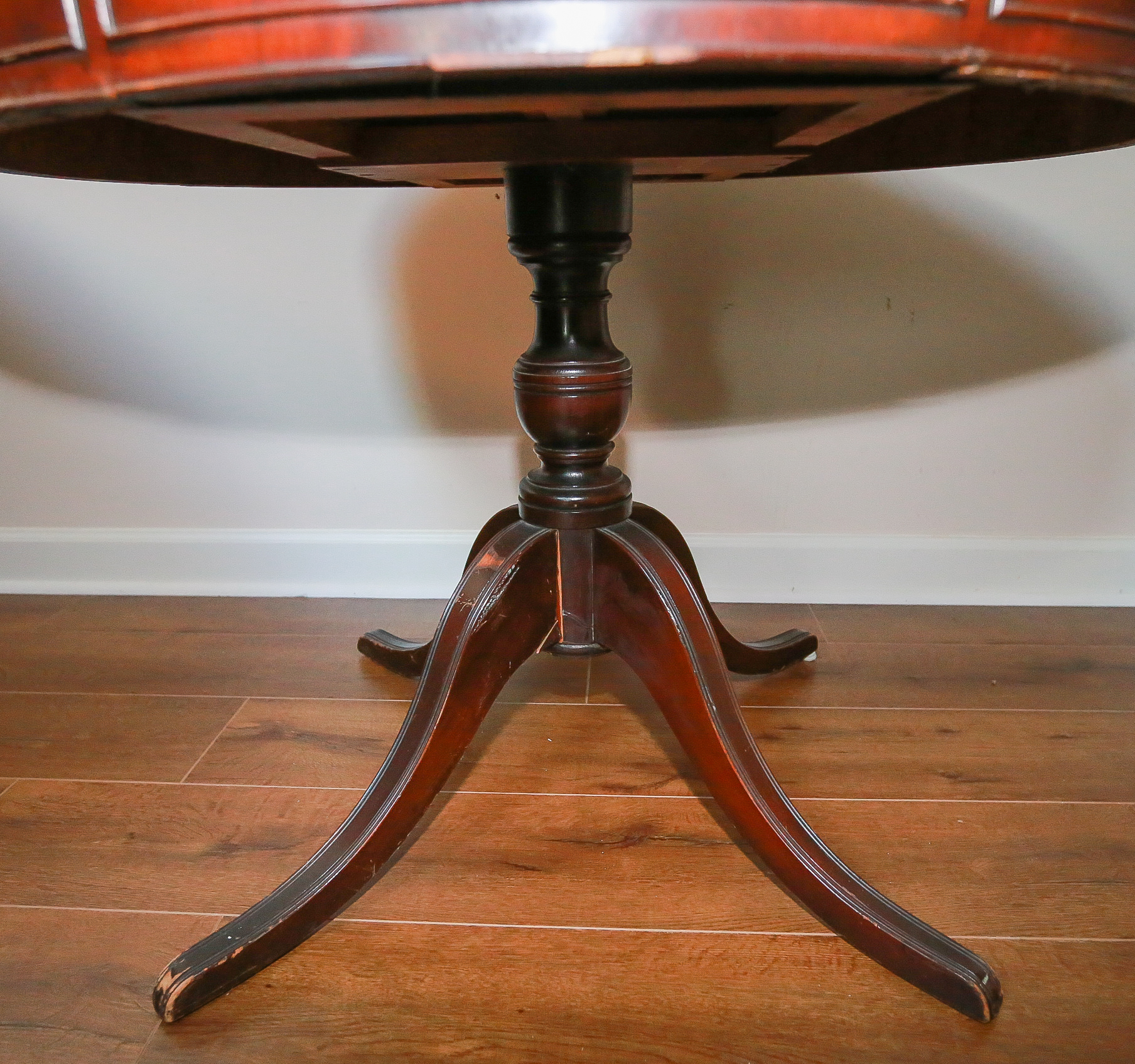 Duncan Phyfe-Style Mahogany Drum Table