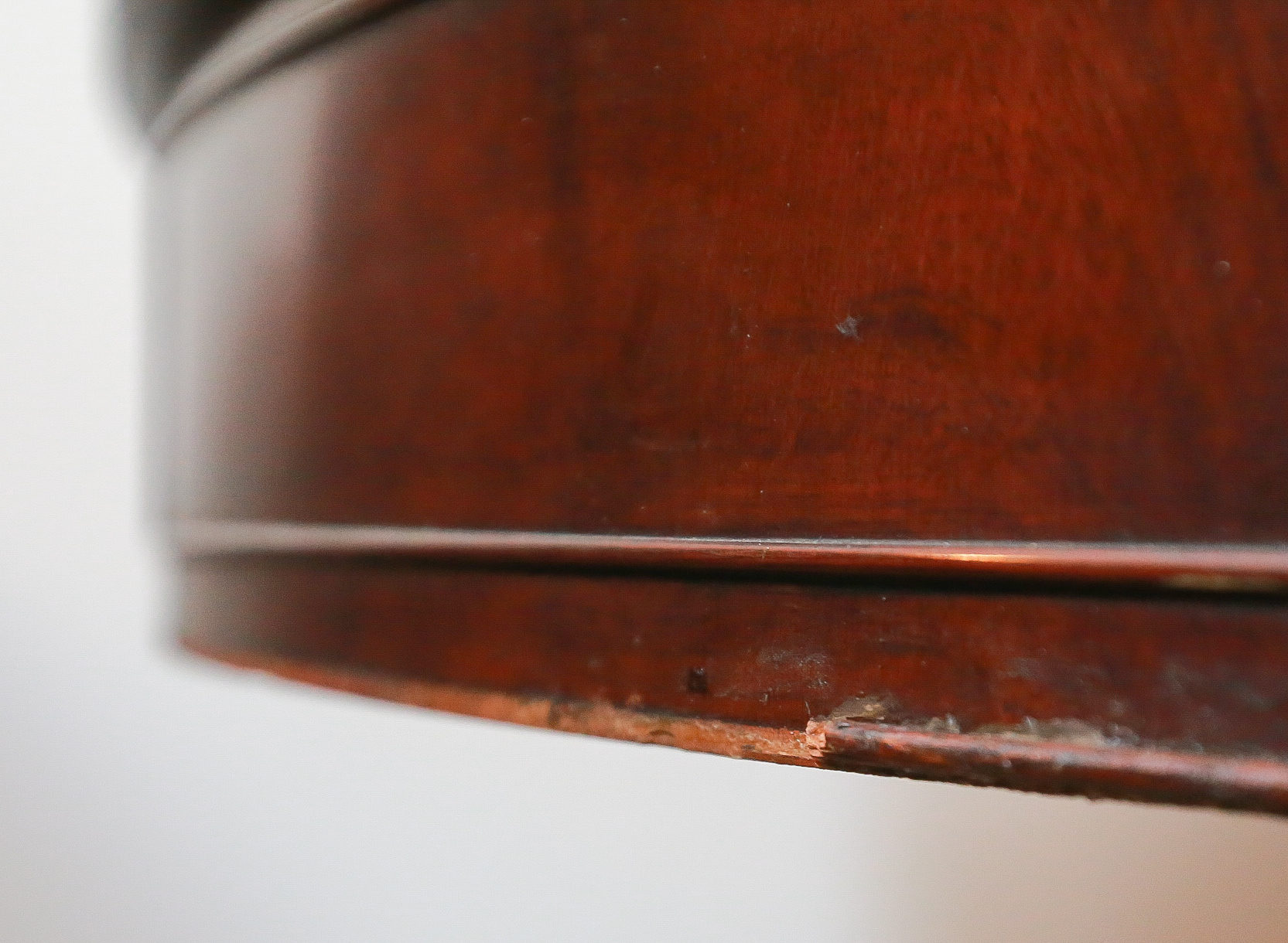 Duncan Phyfe-Style Mahogany Drum Table