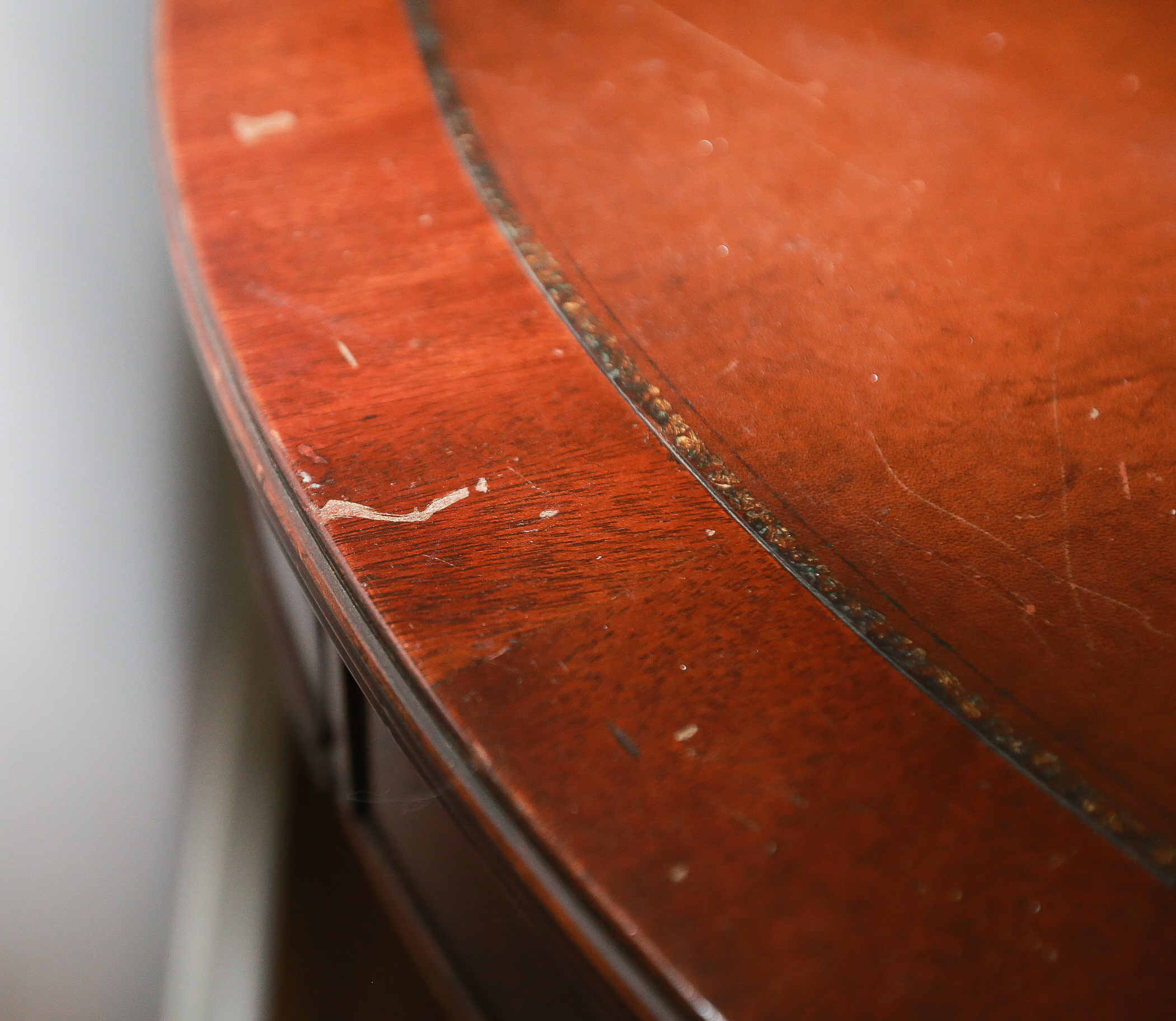 Duncan Phyfe-Style Mahogany Drum Table