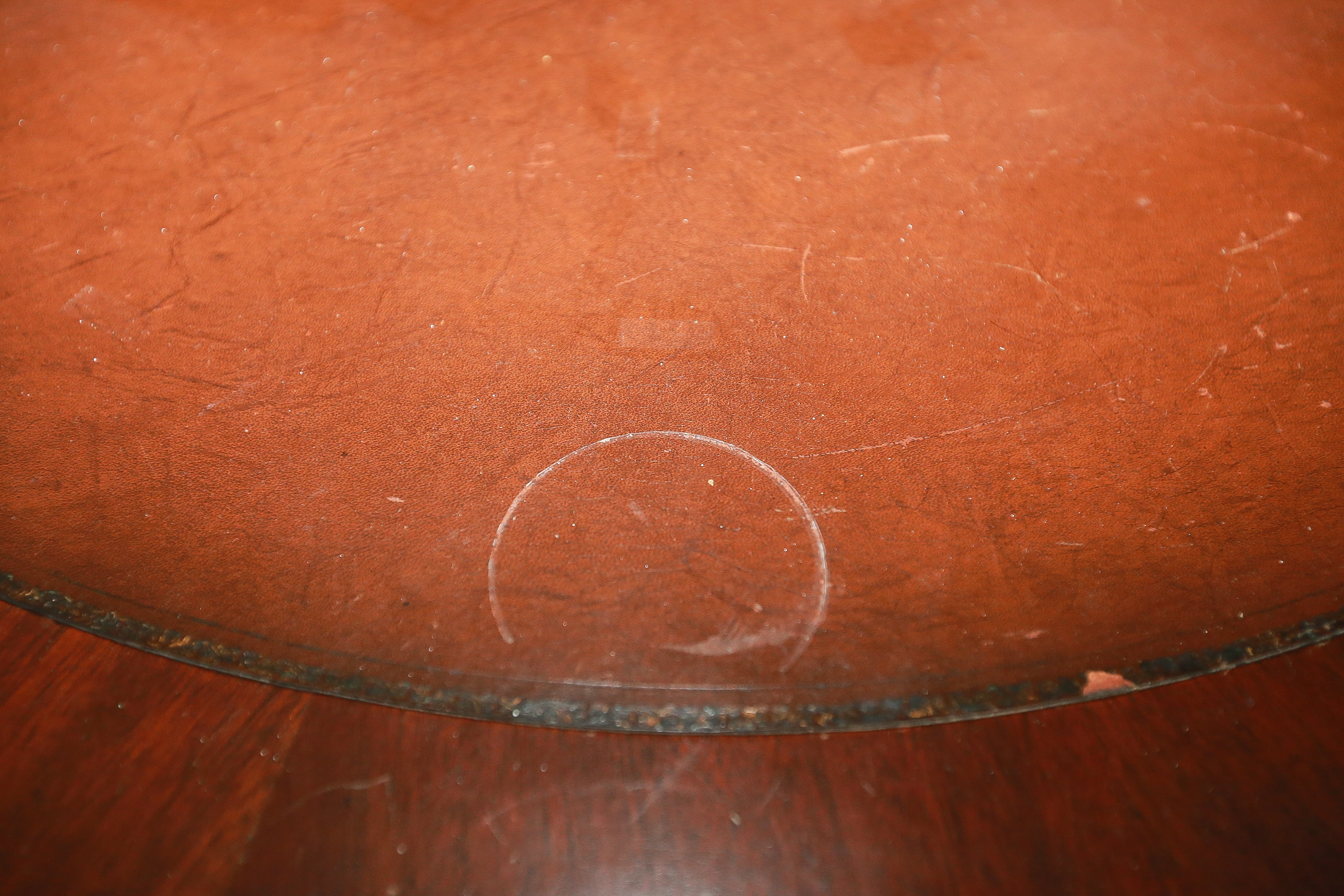 Duncan Phyfe-Style Mahogany Drum Table