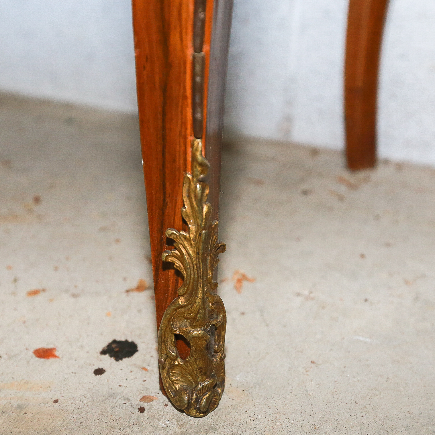 Vintage Louis Phillipe Style Block Front Side Cabinet