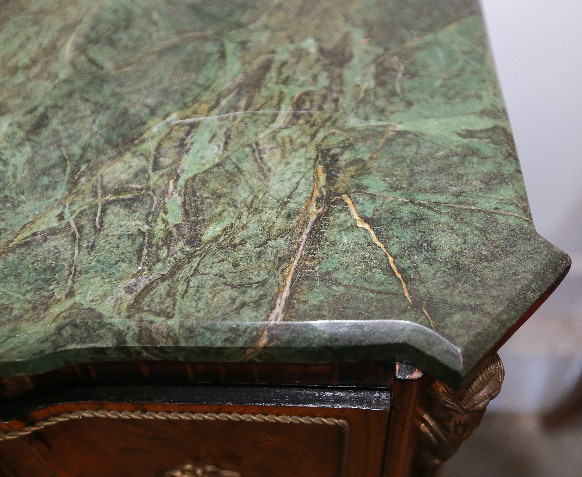 Vintage Louis Phillipe Style Block Front Side Cabinet