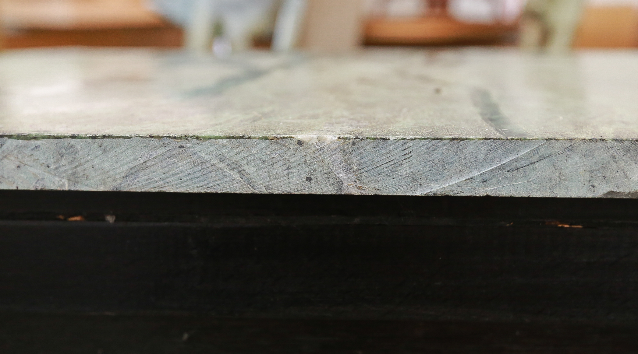 Vintage Louis Phillipe Style Block Front Side Cabinet