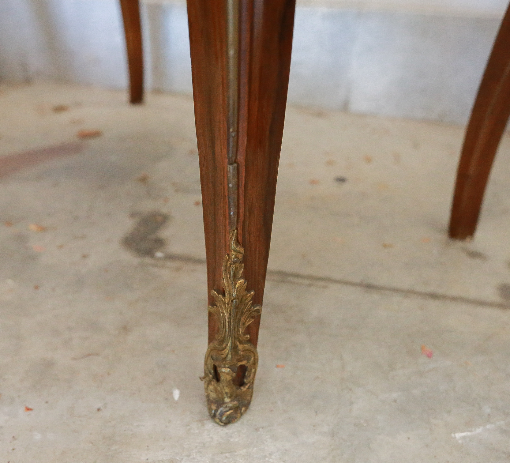 Vintage Louis Phillipe Style Block Front Side Cabinet