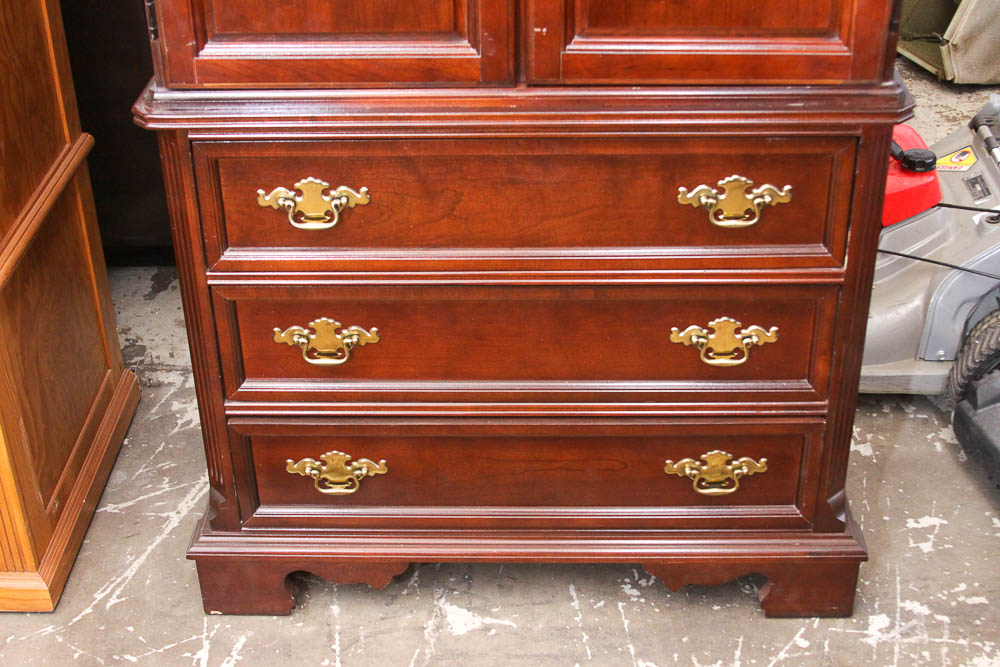 Bassett Furniture Armoire Media Cabinet