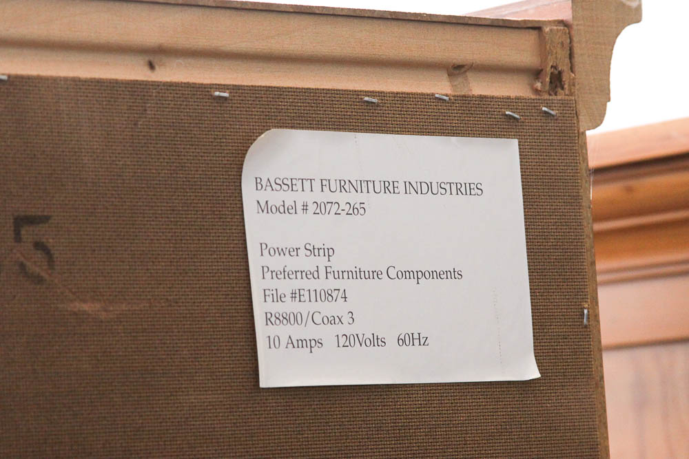 Bassett Furniture Armoire Media Cabinet