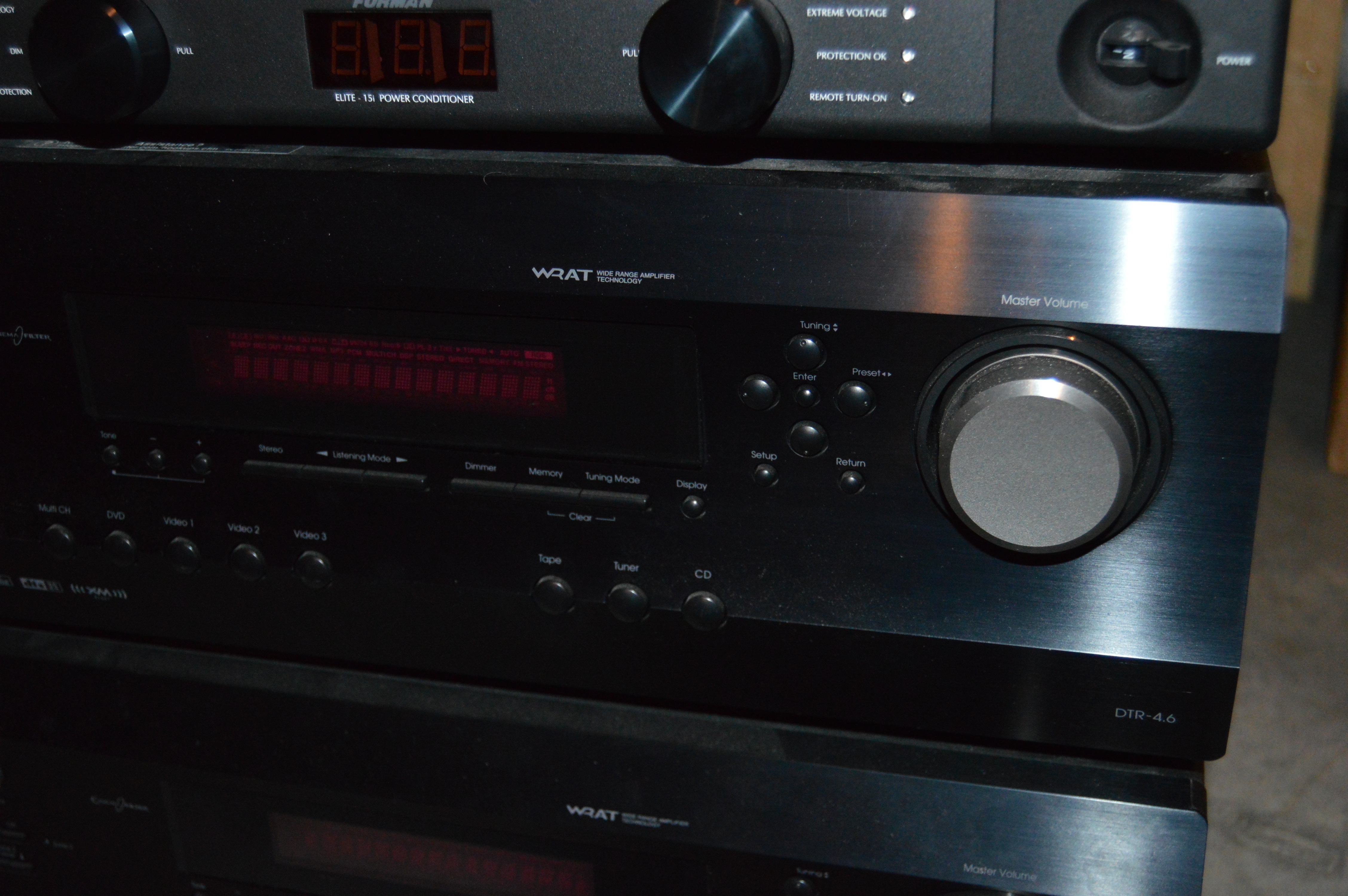 Pair of Integra Home Theaters and One Furman Power Conditioner