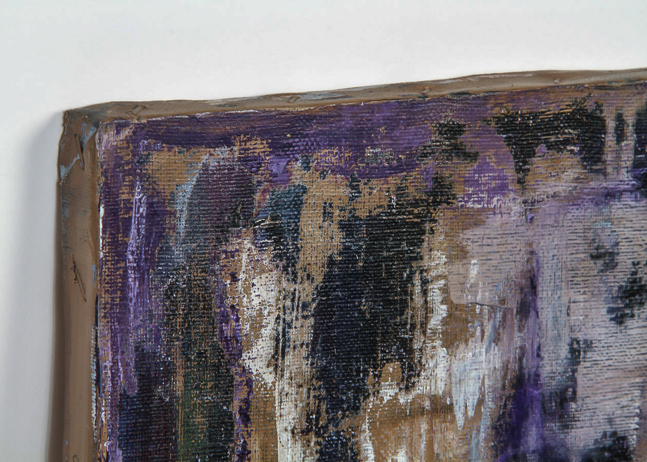 Melinda Rambo Acrylic and Silkscreen Painting on Canvas "City Streets"