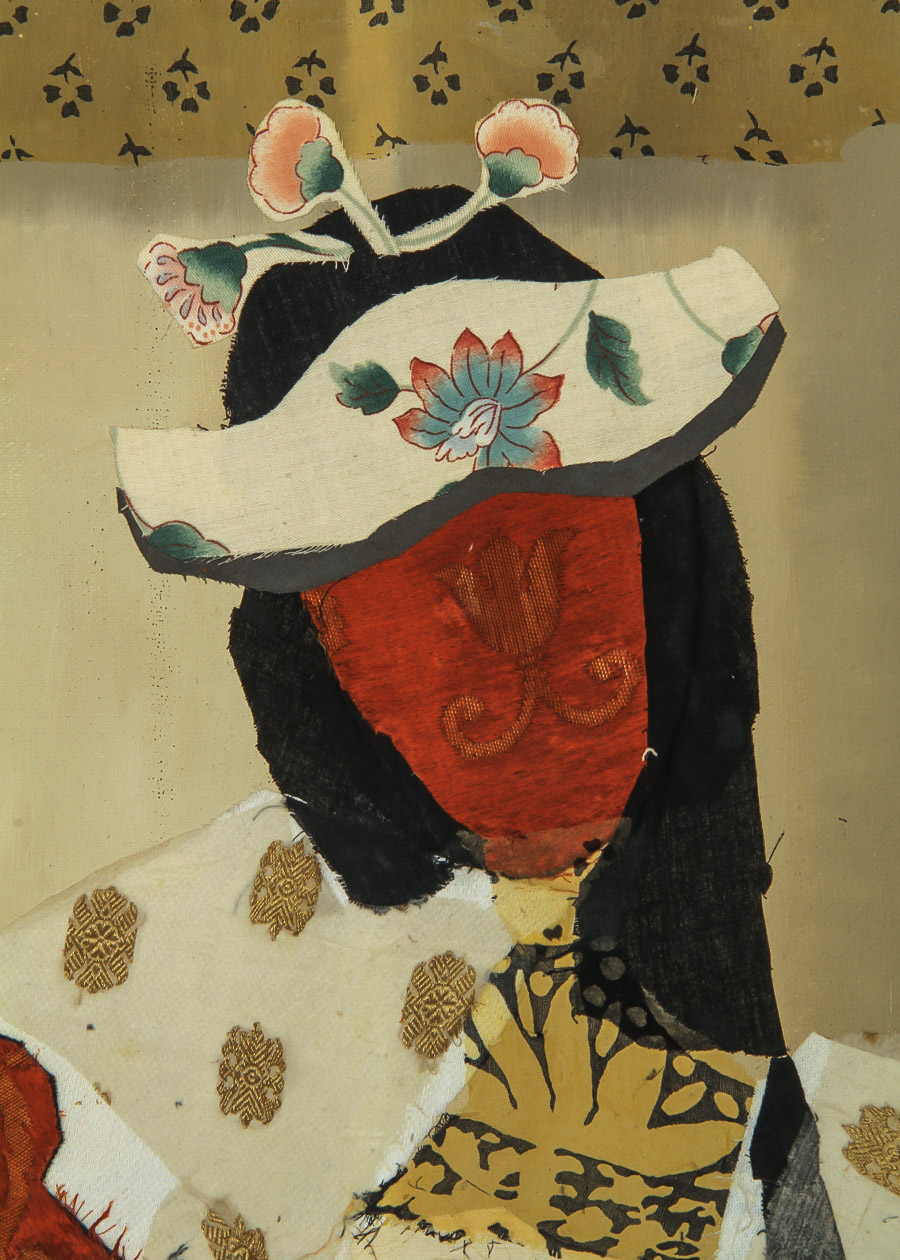 Mymy Farmer Mixed Media Painting on Canvas "Meridian"