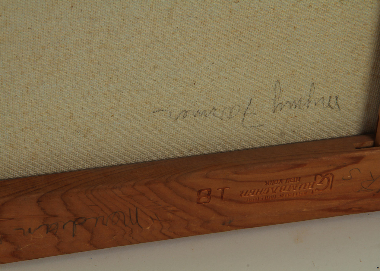 Mymy Farmer Mixed Media Painting on Canvas "Meridian"