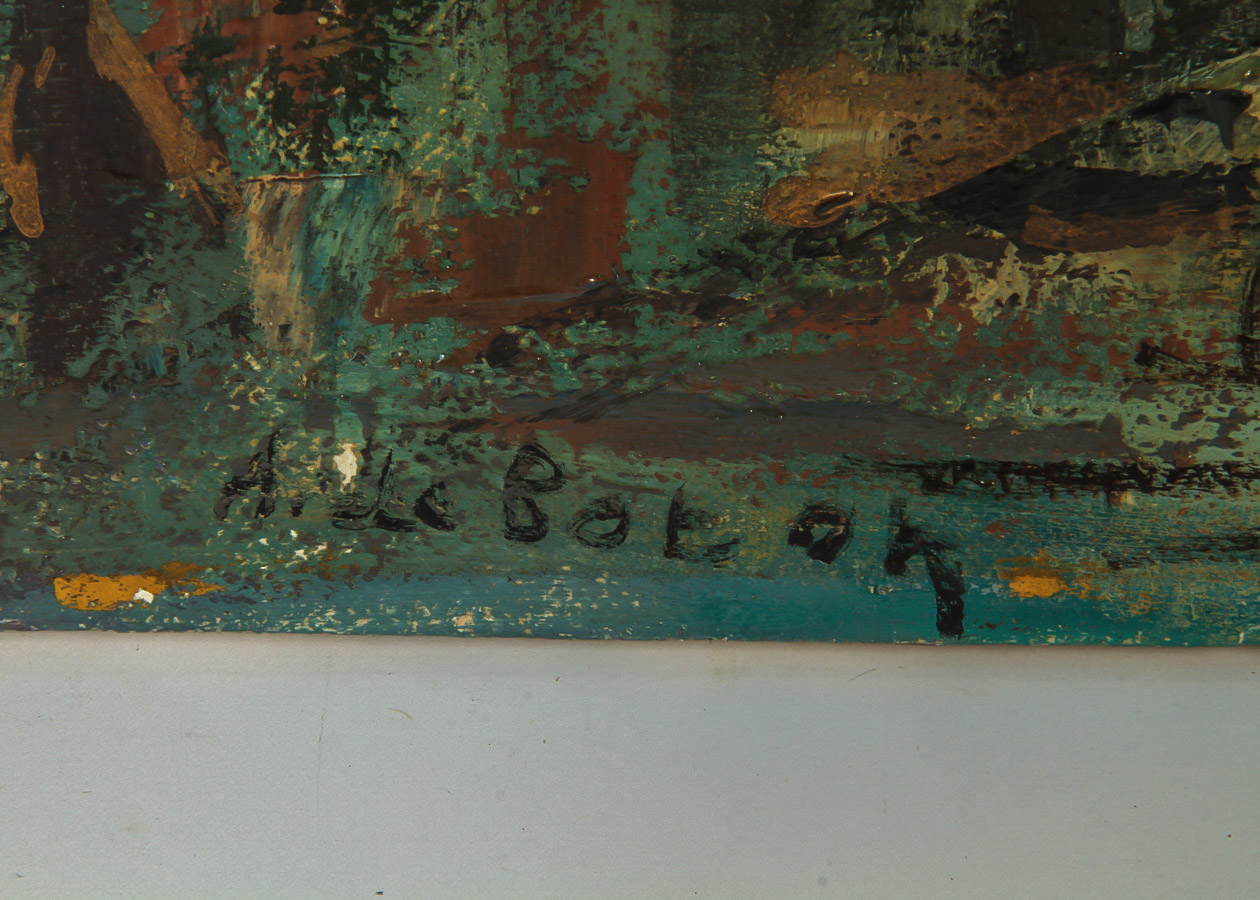 Alice de Boton Oil Painting on Canvas "View of Montmartre, Paris,"