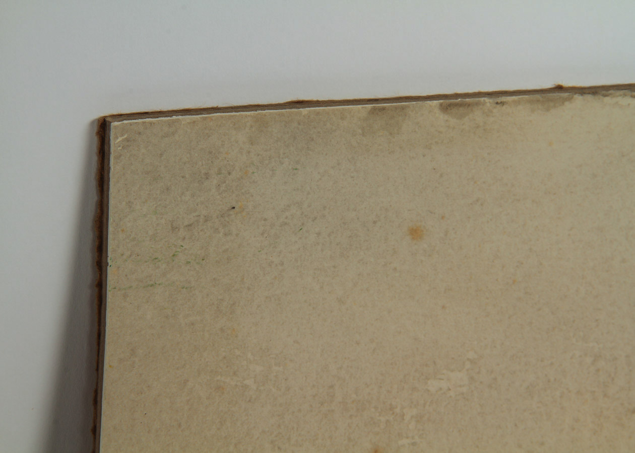 Rod Newhall Mixed Media Painting on Paperboard "Evening Landscape"