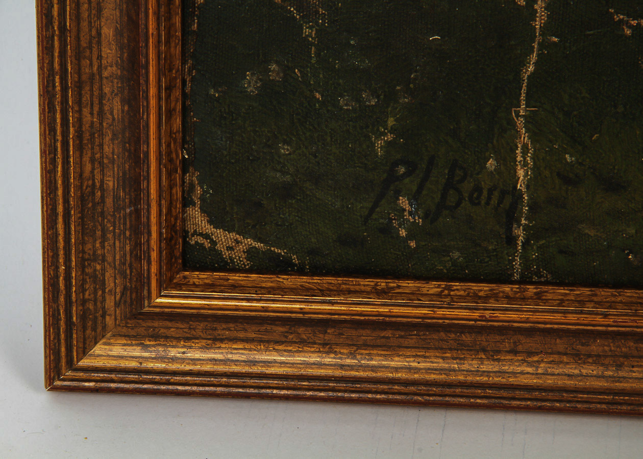 Oil Painting on Canvas of a Rural Landscape