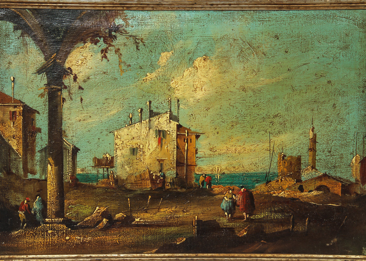 Early 19th Century Oil Painting on Canvas