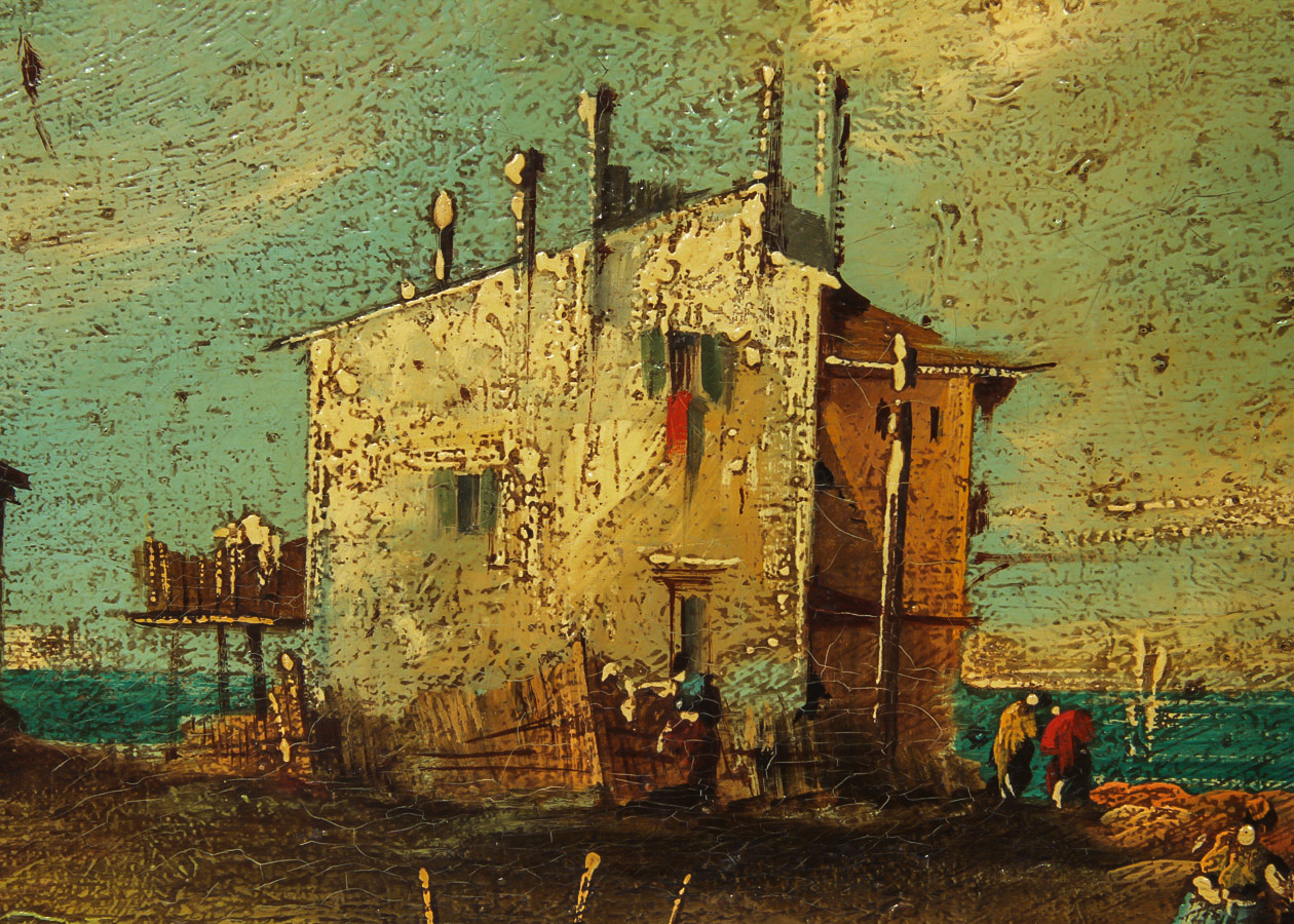 Early 19th Century Oil Painting on Canvas