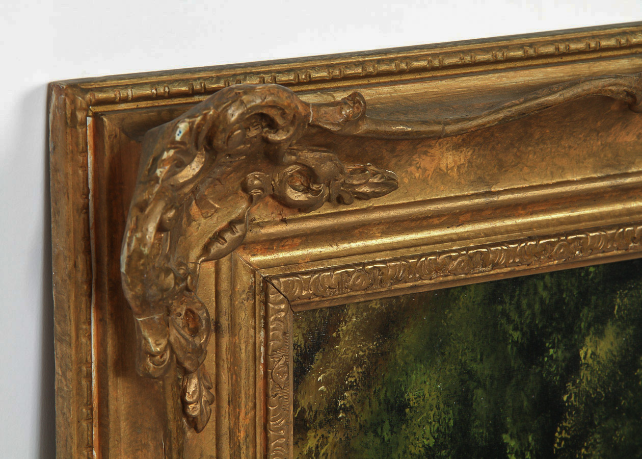 A.J Thornton Oil Painting on Canvas "Still Life of Tropical Fruit"