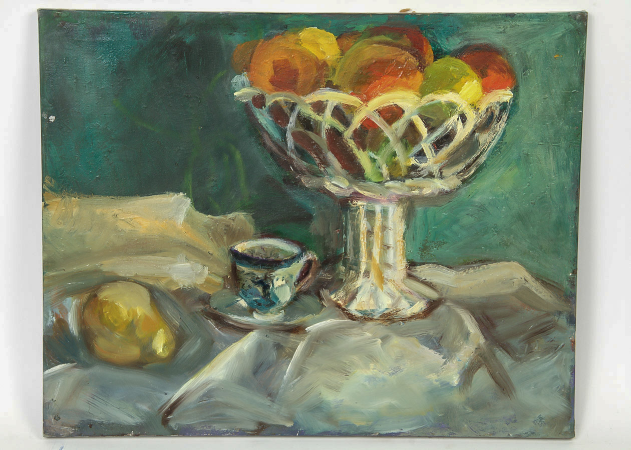 Oil Painting on Canvas of Still Life