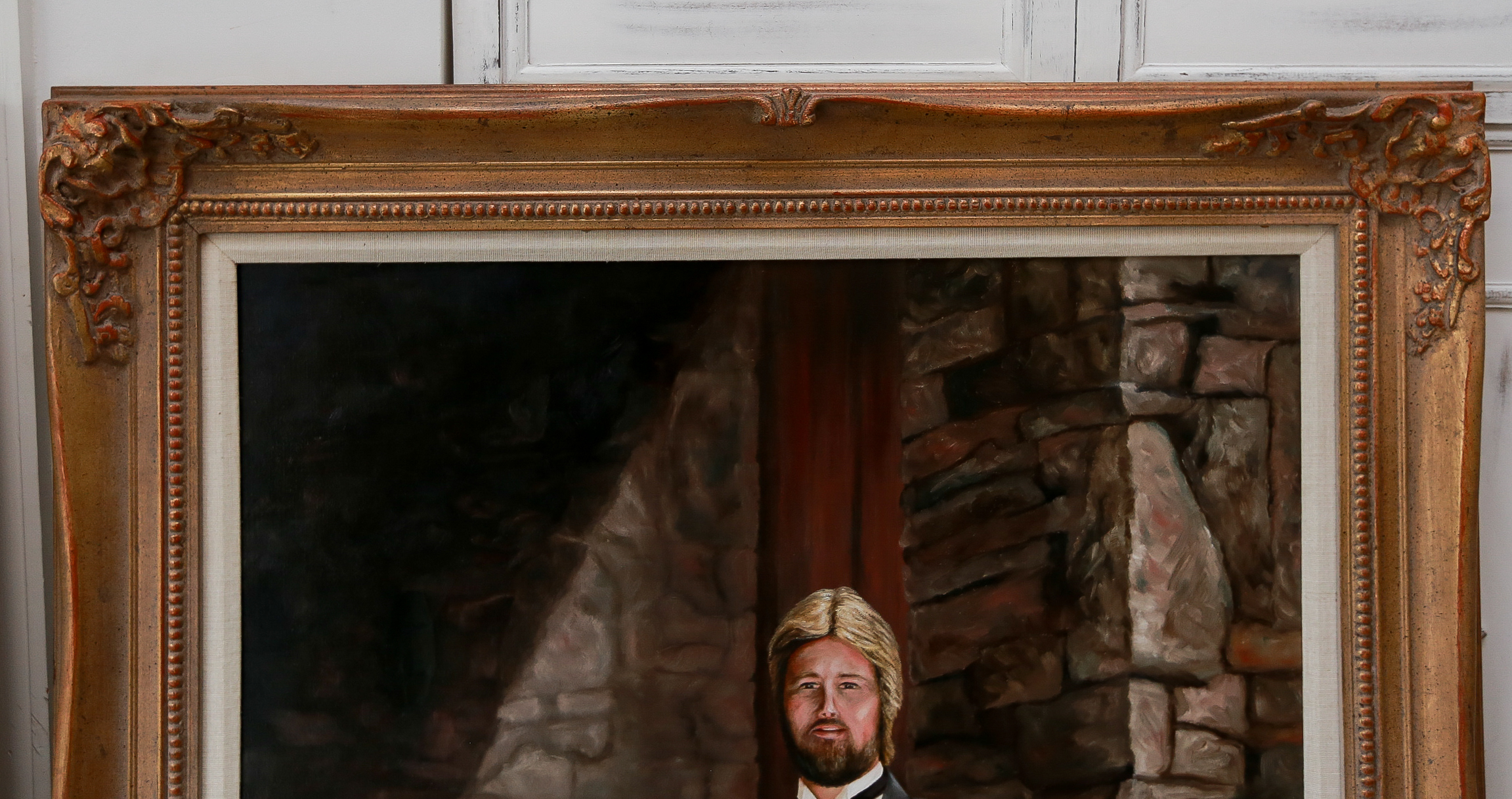 1983 Jerry Ward Oil on Canvas Couple Portraits