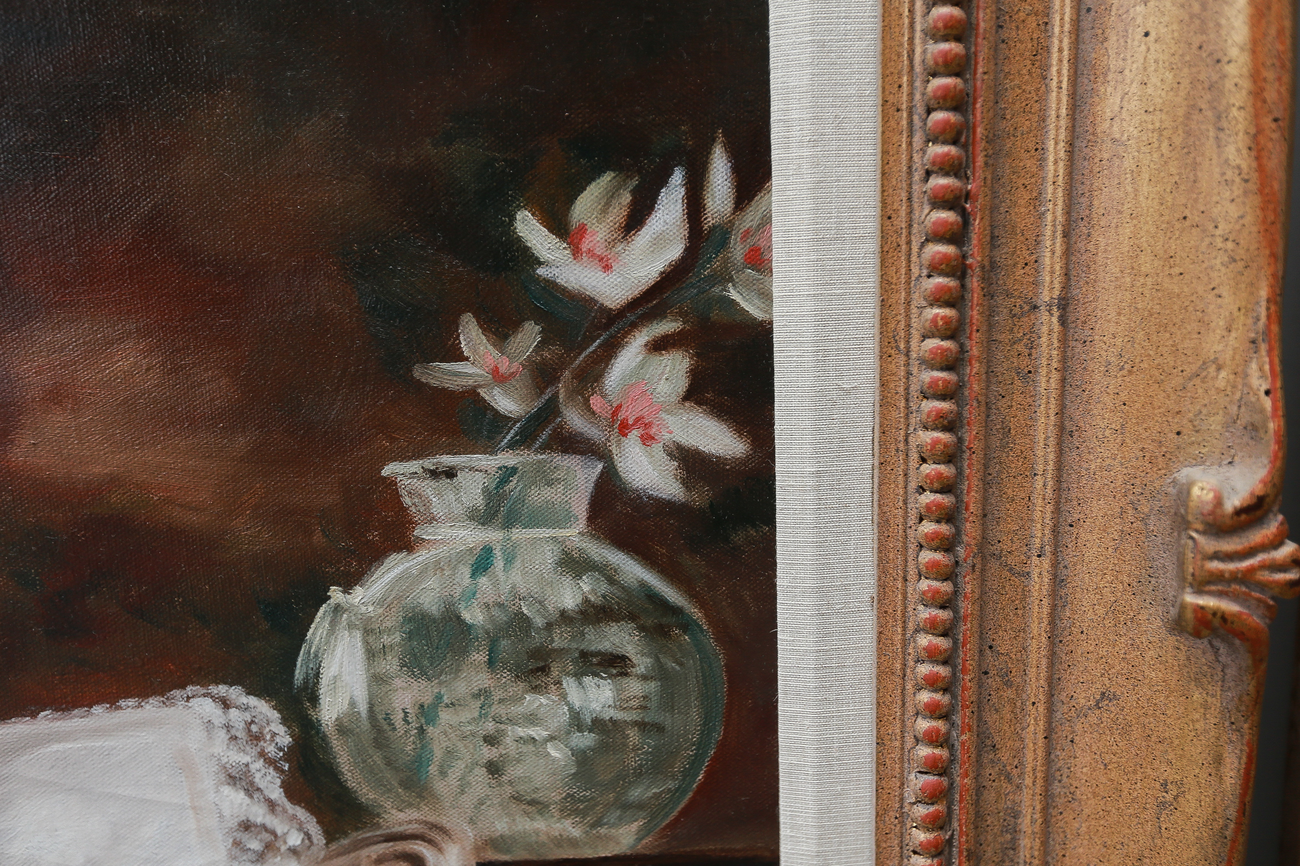 1983 Jerry Ward Oil on Canvas Couple Portraits