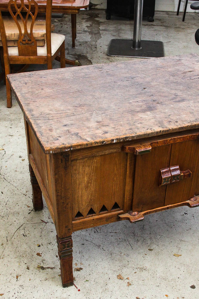 Rustic Antique Kitchen Work Table