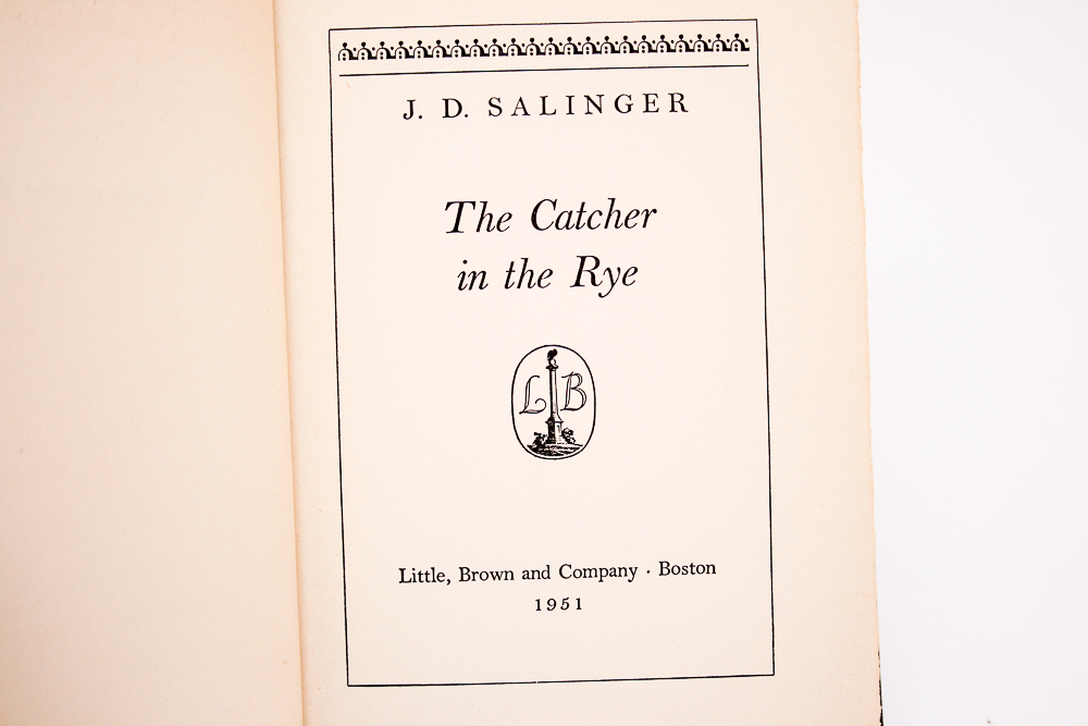 Early Edition "The Catcher in the Rye" by J.D. Salinger
