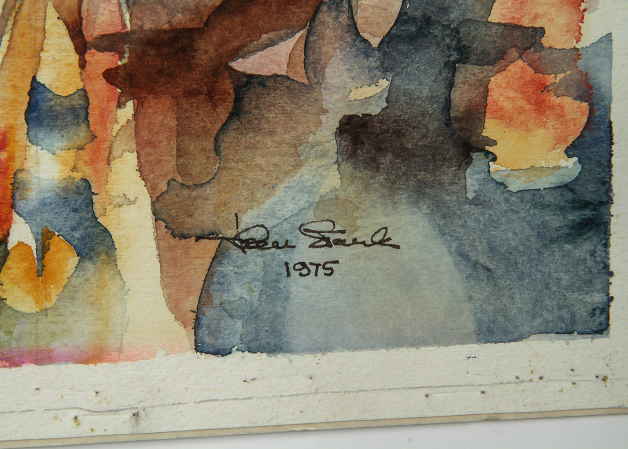 Jean Stark Watercolor Painting on Paperboard "The Duomo, Florence"