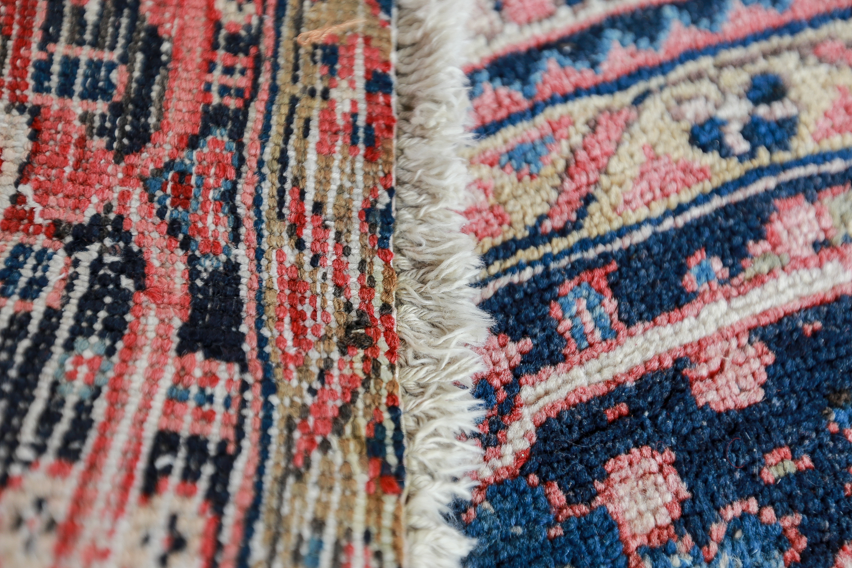 Hand-Knotted Turkish Heriz Area Rug