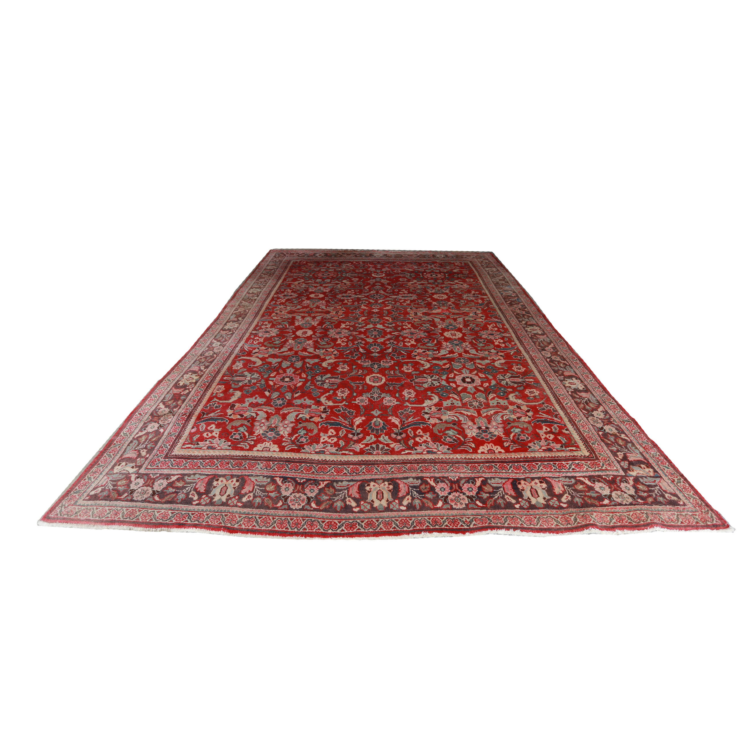 Hand-Knotted Persian Area Rug