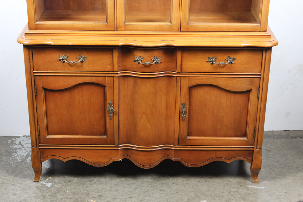 Vintage Oak China Cabinet