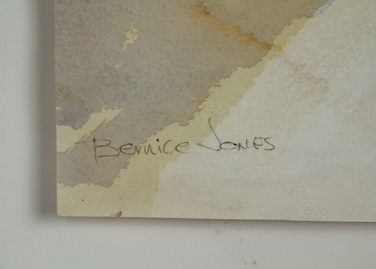 Bernice Jones Watercolor and Gouache Painting on Paper "Ceremonial Dance"